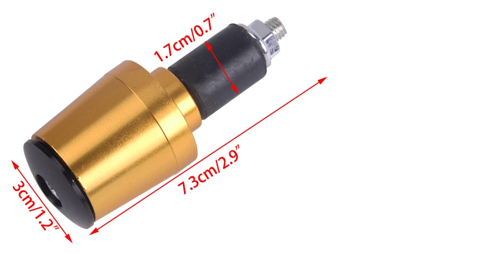 Beler 2pcs CNC алюминиевая ручка руль акустическая система торцевые пробки-колпачки вилки аксессуары для мотоциклов