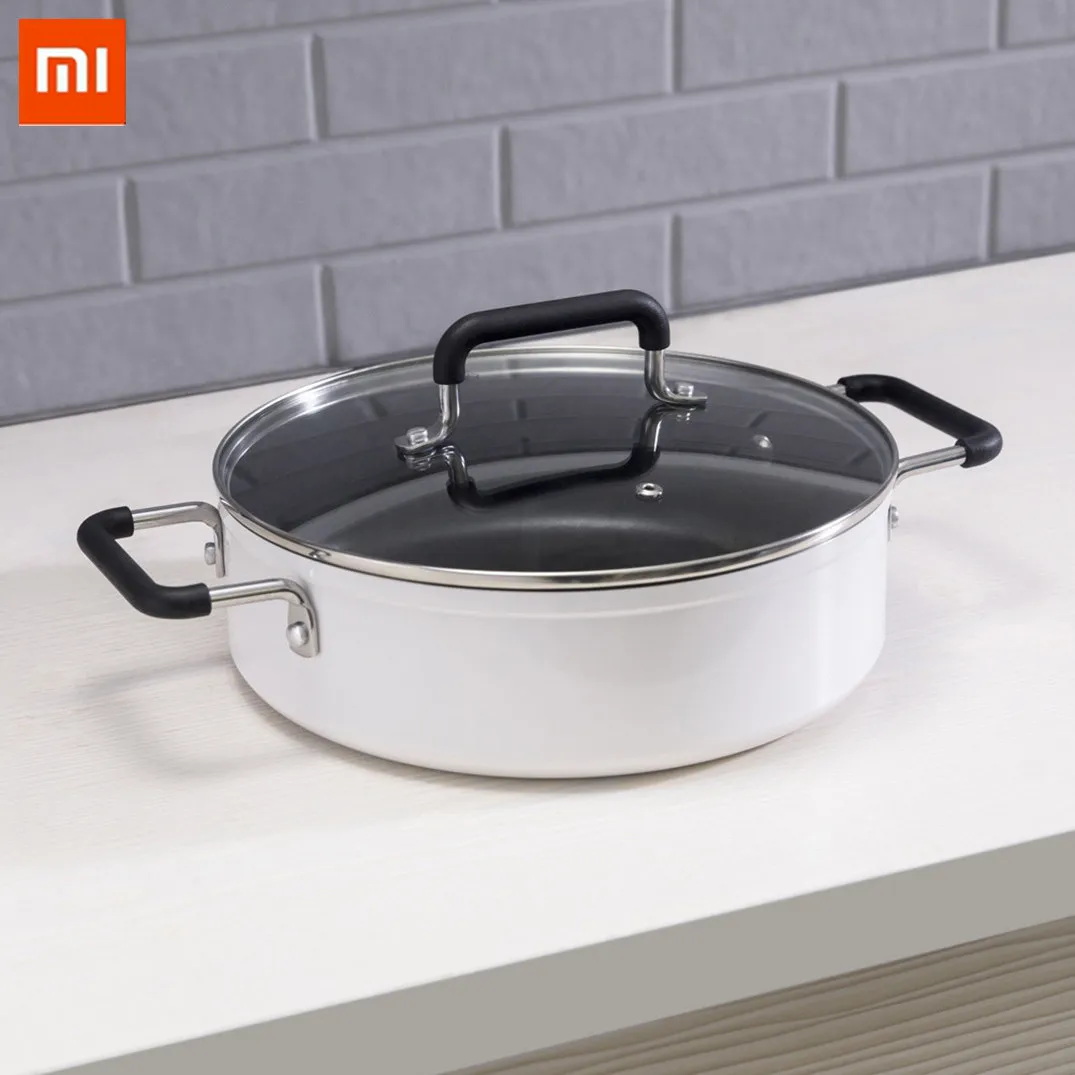 

YOUPIN Mi Mijia Original 4L Non-stick Stockpot Dishwasher Safe Aluminum Soup Pot Mi Home For Induction Cooker