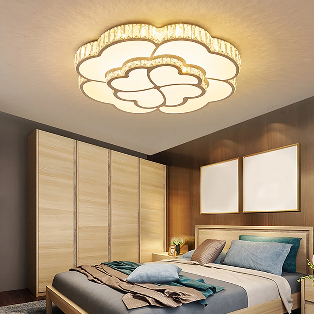 

led ceiling light crystal lamp living room lights 8 cm Ultra-Thin Modern Simple Atmospheric Bedroom Study Restaurant Hotel Guest
