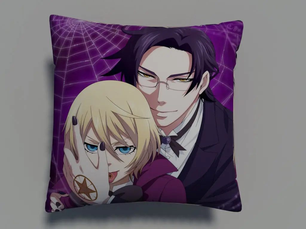 

Kuroshitsuji Black Butler Anime Two Side Pillowcases Hugging Pillow Cushion Case Cover Otaku Cosplay Gift New 327