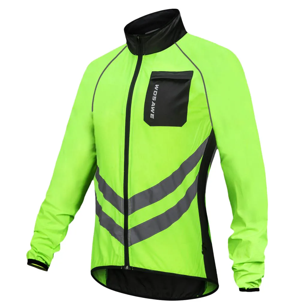 Men's Women's Cycling Long Sleeve Jersey Winter Outdoor Sports Jacket Water Resistant Bike Bicycle Wind Coat Sportswear