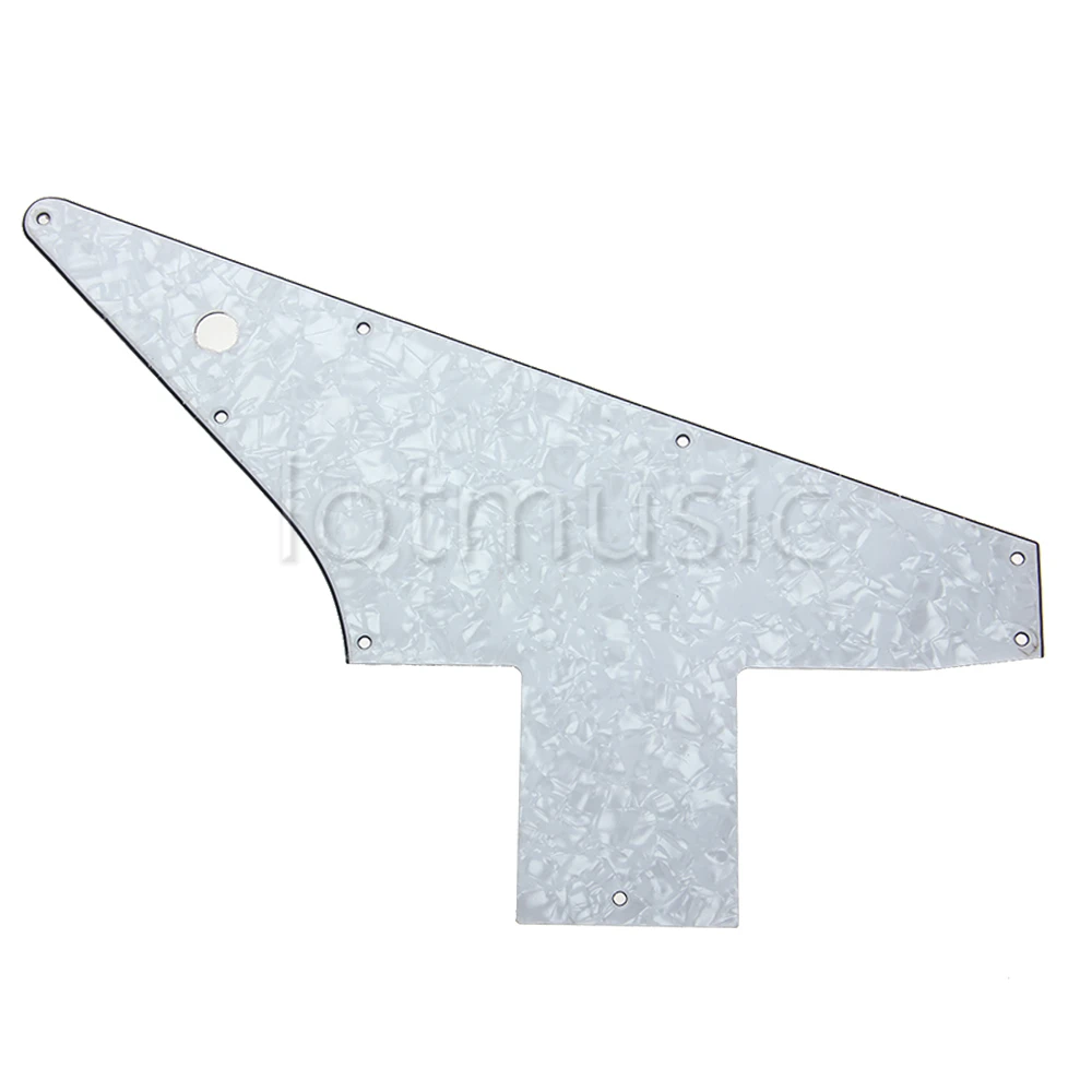 

Electric Guitar Guitarra Pickguard Scratch Plate For Explorer 76 Reissue Style Parts Replacement 3Ply Pearl Black White