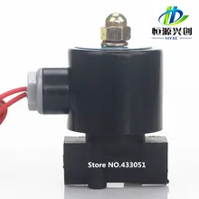 Пластиковый электромагнитный клапан G1/" G3/8" G1/" G3/4" G" G2" Газ Вода Пневматический электромагнитный клапан воды, воздуха DC 12 V