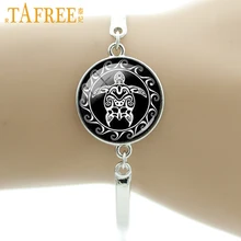 TAFREE бренд ретро морская черепаха Татуировка шаблон браслет стеклянный кабошон ручной работы купол Винтаж Животное Искусство Мужчины Женщины Ювелирные изделия T507