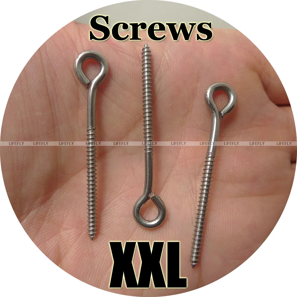 100 Pcs Stainless Steel 1 Inch (25mm) Screws For Jerk Baits & Fishing Lure  Making - DIY Plug Hardware Plug Bait Assembly Screws