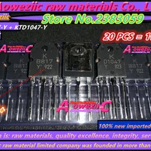 Aoweziic 2019 + 100% nuevo importado original KTD1047-Y KTB817-Y KTD1047 KTB817 2SB817 2SD1047-247 amplificador de potencia transistor