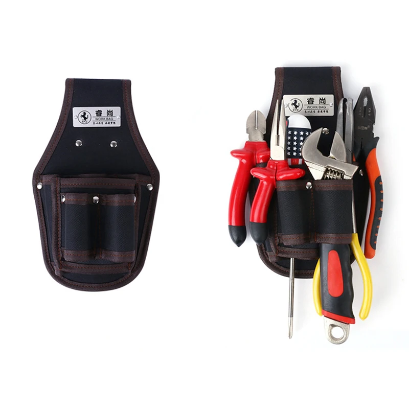  Screwdriver Utility Kit Holder Top Quality 600D Nylon Fabric Tool Bag Electrician Waist Pocket Tool Belt Pouch Waterproof