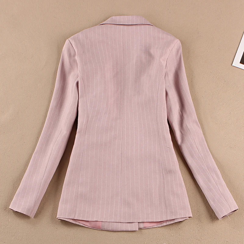Women's suits summer new Korean casual slim stripes small suit jacket fashion half-length mini skirt two-piece 2019