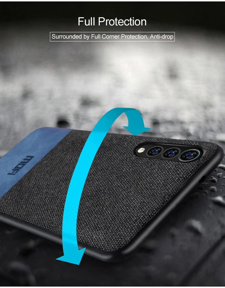 For Xiaomi mi9 case cover global back cover silicone protective fabric cloth shockproof cases capas MOFi original mi 9 SE case phone cases for xiaomi