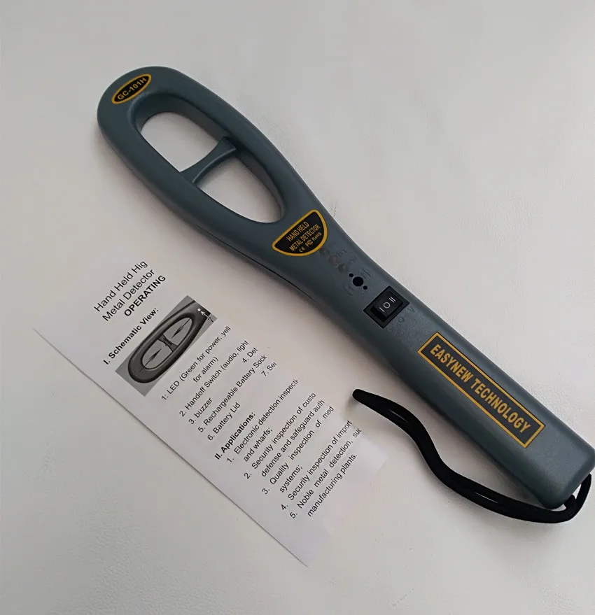 Handheld metal detectors, GC 101H stations, airports, schools, testing