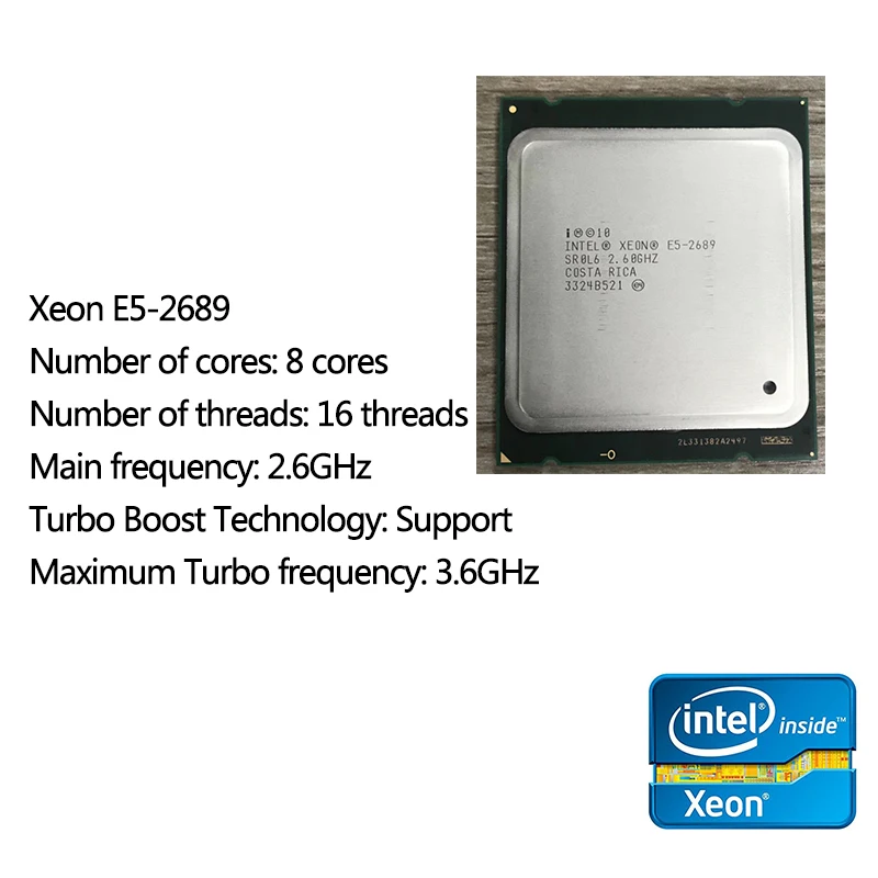 Комплект материнской платы X79 LGA 2011 материнская плата с M.2 слотом Intel Xeon E5 2689 2,6 ГГц ram 32G(4*8G) REG ECC