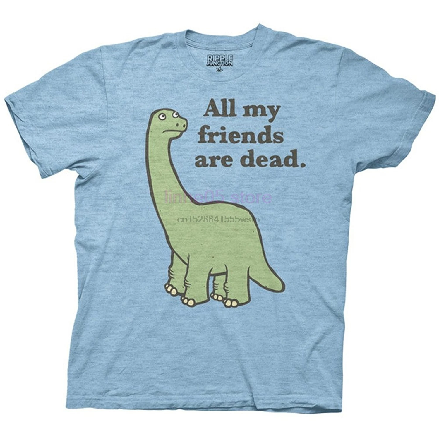 

2019 All My Friends Are Dead Dinosaur Adult T shirt