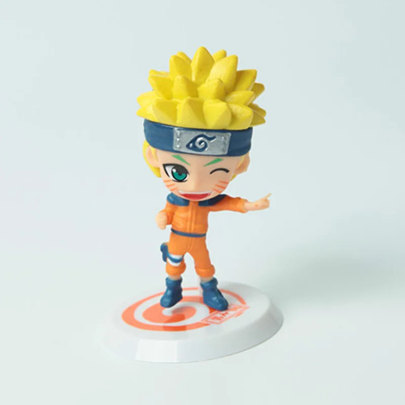 Экшн фигурки из аниме Наруто игрушки Q Version Sasuke Haruno Sakura Uchiha Itachi ПВХ коллекционная