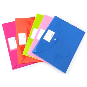 

color Style Little A4 size PP File Folder Document Filing Bag Stationery Bag School Office Supply