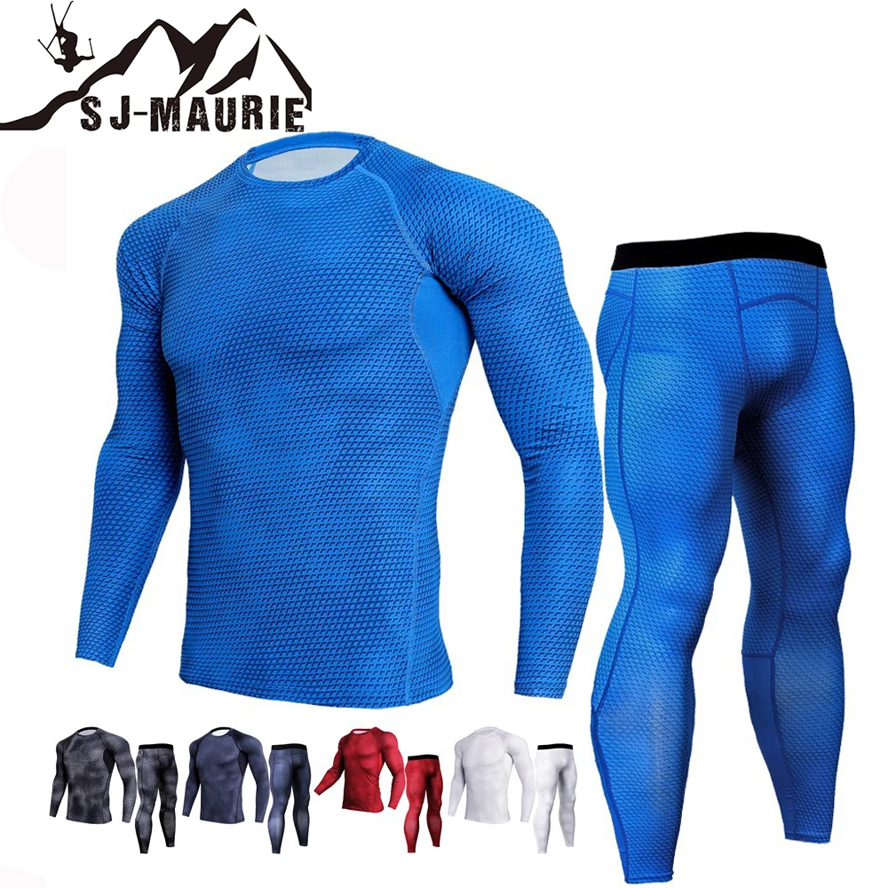 

Ensemble Jogging Homme Fitness Sport Suit Breathable Long Sleeve Shirt + Pants Running Set Gym Clothing Sports Wear for Men