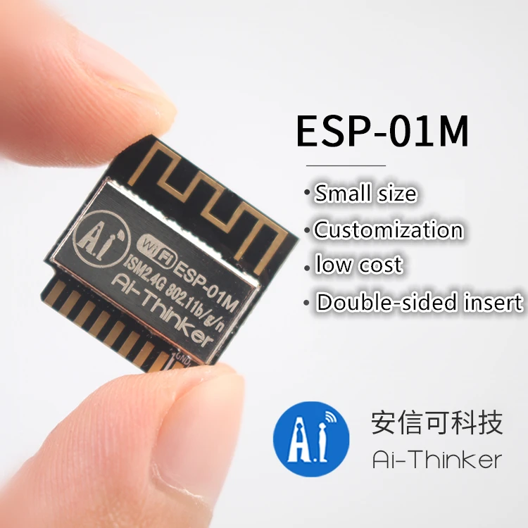 

ESP-01M WiFi module ESP8285 serial port to WiFi Customization Double-sided insert