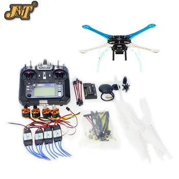 

JMT DIY GPS Drone Multi-Rotor Frame Kit S500-PCB APM2.8 Flysky 2.4G FS-i6 Transmitter Motor ESC NO Battery Charger