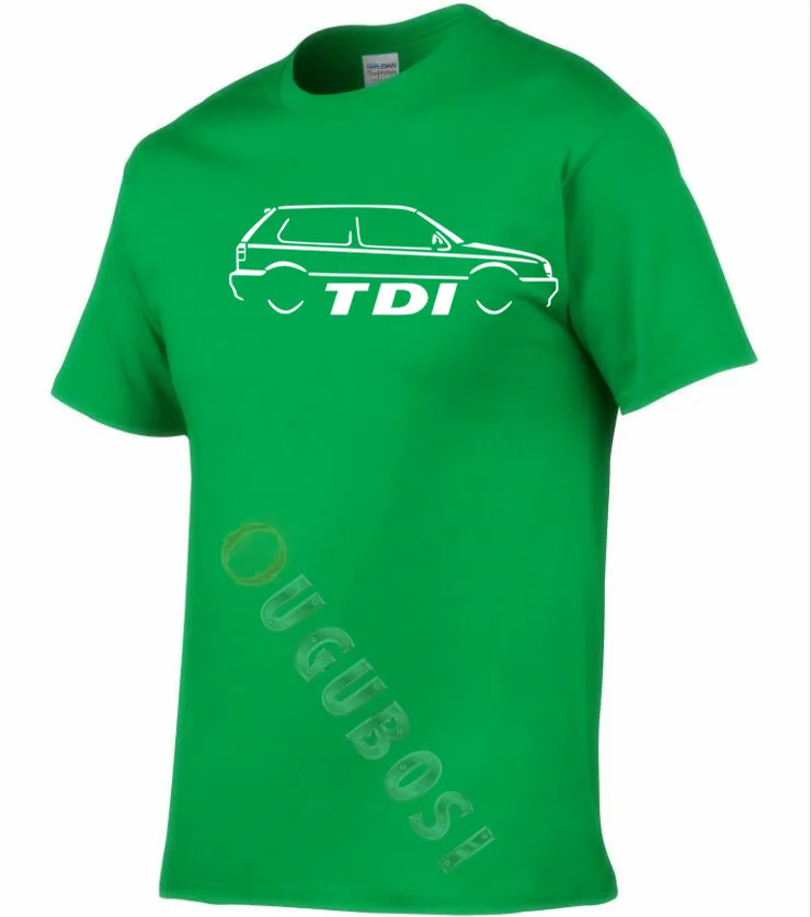 AUTOTEES футболка для ретро гольфа MK3 TDI любителей автомобилей|Футболки| |