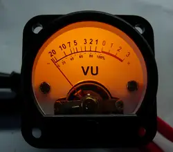 Смеситель VU Meter измеритель уровня указатель дБ измеритель мощности 45 мм теплая желсветодио дный Тая светодиодная подсветка
