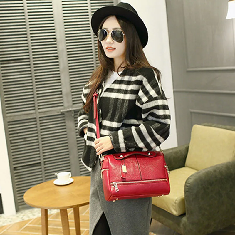 Women Shoulder Bags New Arrival PU Leather Luxury Women Handbags Designer Vintage Female Messenger Bag Crossbody Bolsa SS0366 (14)