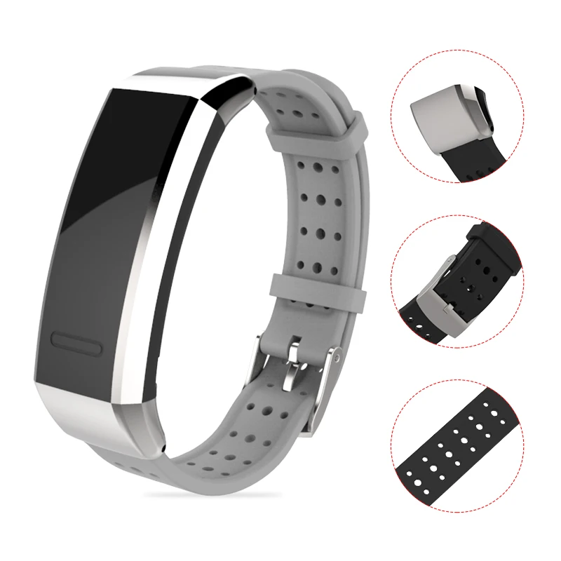 Mijobs Sports Silicone Wrist Strap for Huawei Band 2 Pro B19 B29 Smart Bracelet Wrsitband for Huawe - 32963992066