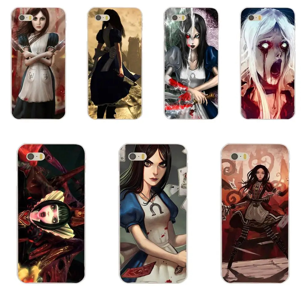 

American Mcgee Alice Madness Returns TPU Cases Capa For Xiaomi Mi3 Mi4 Mi4C Mi4i Mi5 Mi 5S 5X 6 6X 8 SE A1 Max Mix 2 Note 3 4