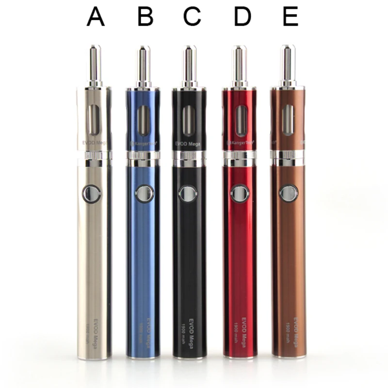 

Kanger Evod Mega Kit with 1900mAh EVOD Battery 2.5ml Evod Mega Atomizer E Cigarette Kits