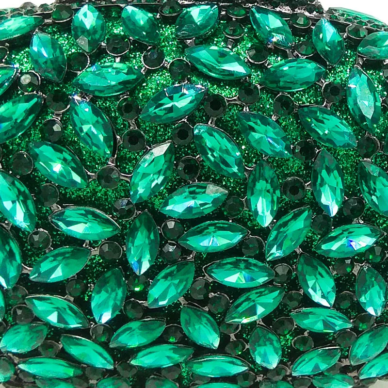 Бутик де фгг изумрудно-зеленый кристалл вечерние клатчи сумка выдалбливают Женская сумочка с металлической защелкой Свадебная вечеринка Выпускной Сумочка для ужина