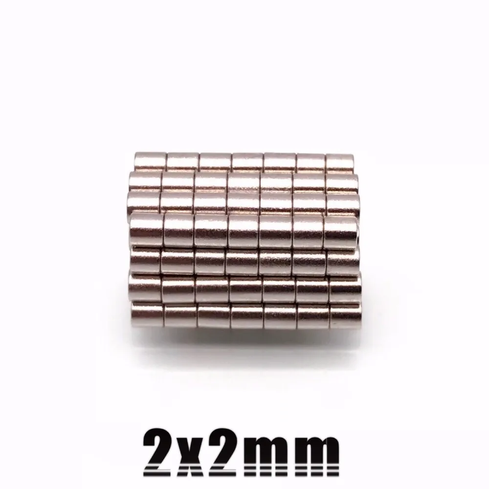 100/200/500/1000 шт. 2x2 мм aimant neo dymium 2x2 N35 ndfeb неодимовый магнит супер сильный неодимовый магнит neo магнит высокое качество 2*2 D2* 2 мм