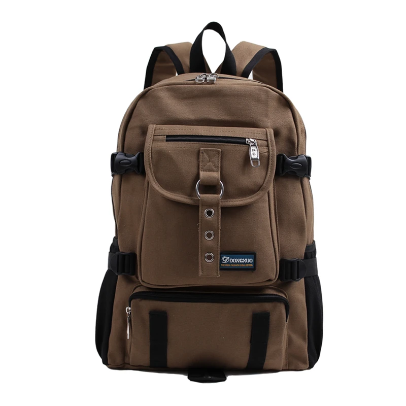 New Arrival Casual Bag Male Backpack Shoulder Strap Zipper Solid School