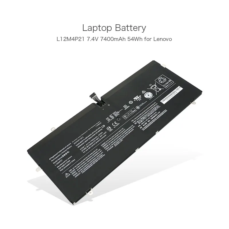 100 Original 7.4V 7400mAh 54Wh Laptop Auxiliary Battery for Lenovo
