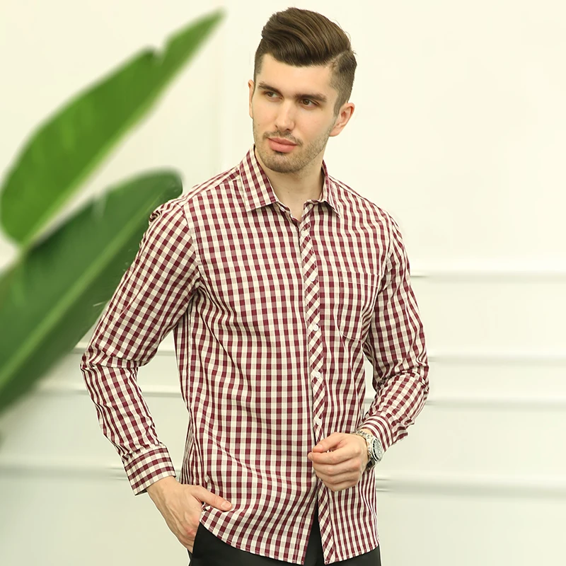 Aoliwen мужская клетчатая фланелевая хлопковая рубашка с длинными рукавами брендовая мужская Повседневная рубашка Высокое качество Весна и осень мужские рубашки