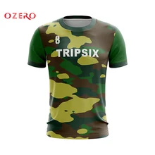 Полиэстер Сублимация мужская футбольная Джерси настроить Футбол Джерси быстросохнущая