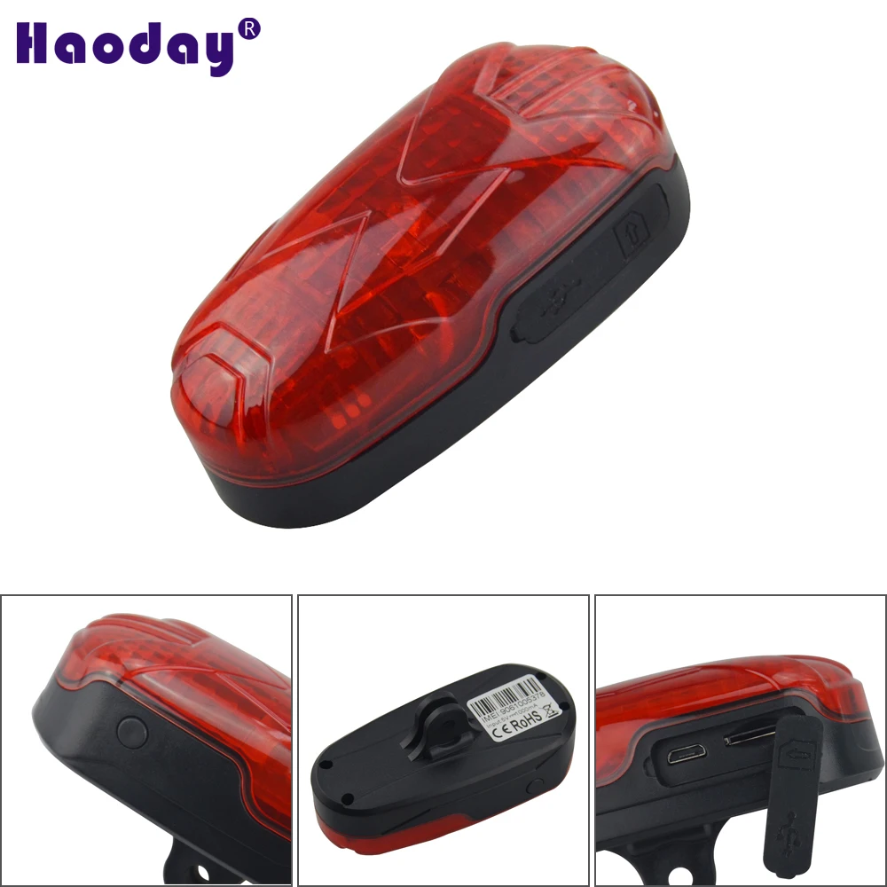 Bike GPS Tracker TK906 300 Hours Standby Waterproof LED Tail Light