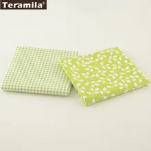 Листья Стиль 2 шт/комплект высокое качество teramila Ткань хлопок саржа Костюмы Текстиль для дома 50 см x 100 см Вышивание Постельные принадлежности Tecido