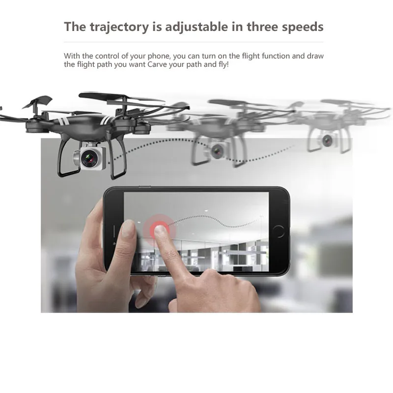 

4CH UAV Drone HD Camera Height Remote Control Wifi Version Toys for Students Teenagers FH99