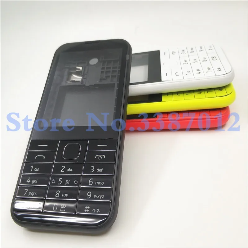 Чехол для Nokia Asha 225 N225 с английской клавиатурой и логотипом|Корпусы рамки
