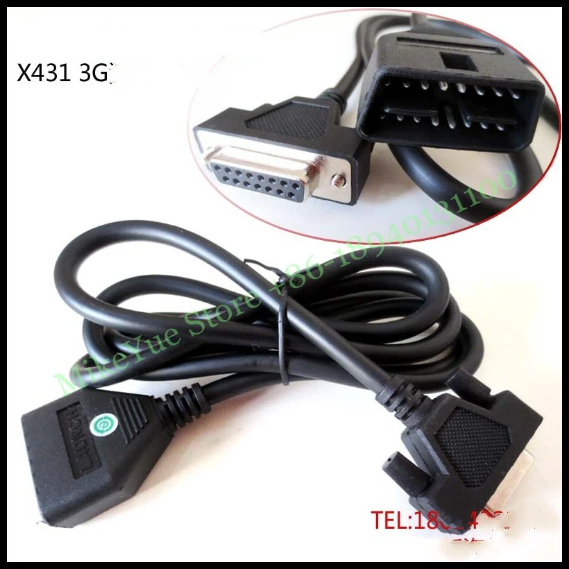 for Launch X431 GDS 3G DLC Main Cable CRP123 Creader VII+ Creader VIII CRP129 OBD I II Test Cable big car inspection equipment