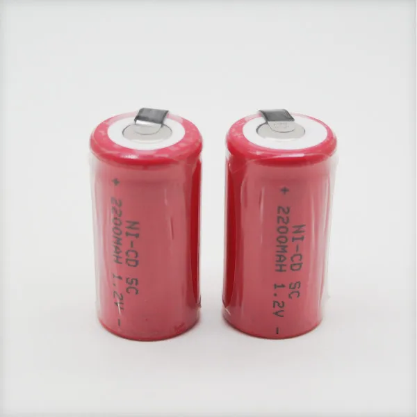 Bulk Price Sale SC battery SUB C rechargeable battery 1.2v 2200mah battery 2