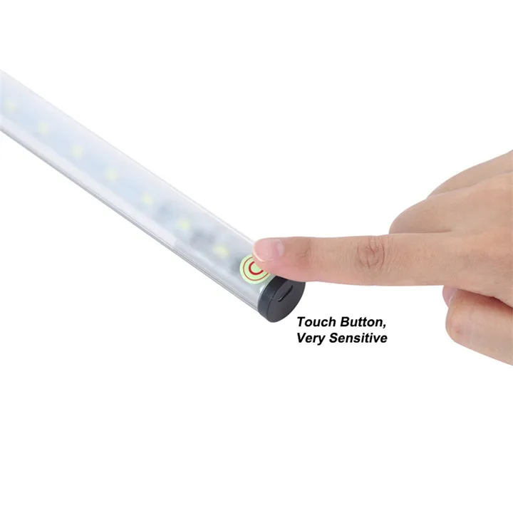 15 LED Under Cabinet Light Push Touch Tap Light 16