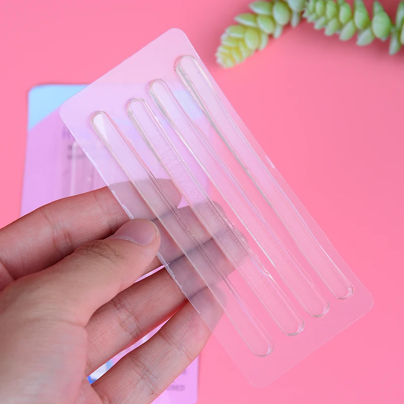 

4Pcs Silicone Gel Shoe Heel Inserts Pads Chic Cushion Liner Grips Useful Foot Care