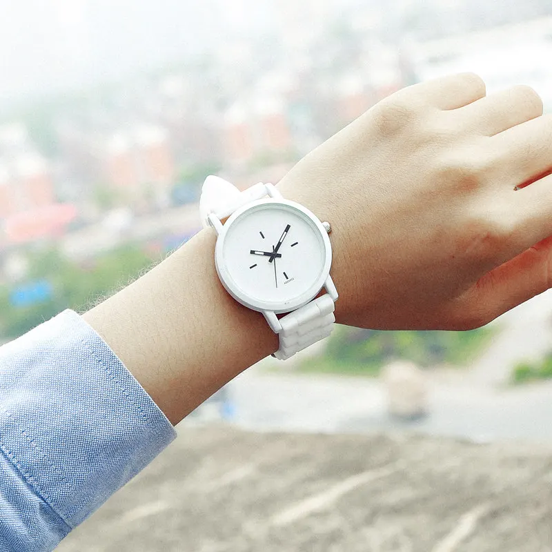 Часы наручные женские кварцевые в простом стиле, Модные Повседневные в минималис