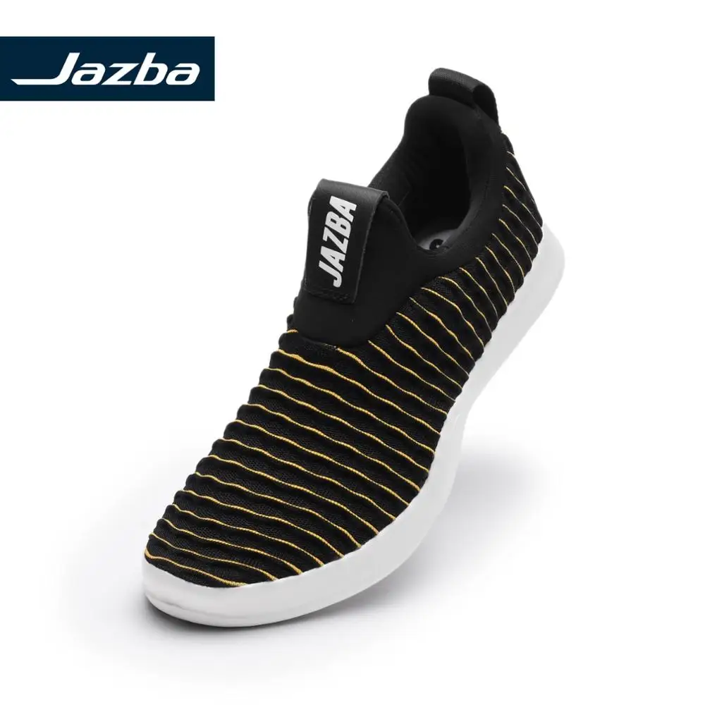 

Jazba LEHAR Dual Tone Knitted Slip-On Shoe Men Athleisure Light Soft Outdoor Sneakers Lightweight Breathable Running Shoes