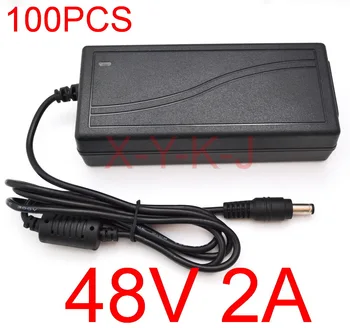 

100PCS High quality 48V 2A IC solutions AC 100V-240V DC 2000mA Switch power supply, 96W LED adapter, DC 5.5*2.1-2.5mm