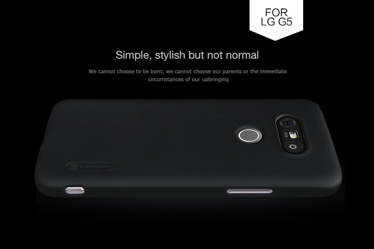 

For LG G5 Case Nillkin Super Frosted Shield Plastic Hard Back Cover For LG G5 Mobile Phone Cases With Screen Protector