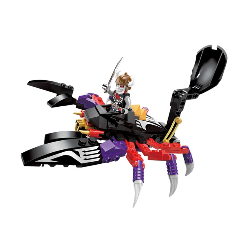 147pcs Enlighten Pirates series Horror giant scorpion building block ...