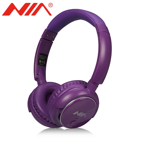 

New Version Bluetooth Headsets Original NIA Q1 Wireless Stereo Free Shipping Foldable Headphones Earphone Support App Control