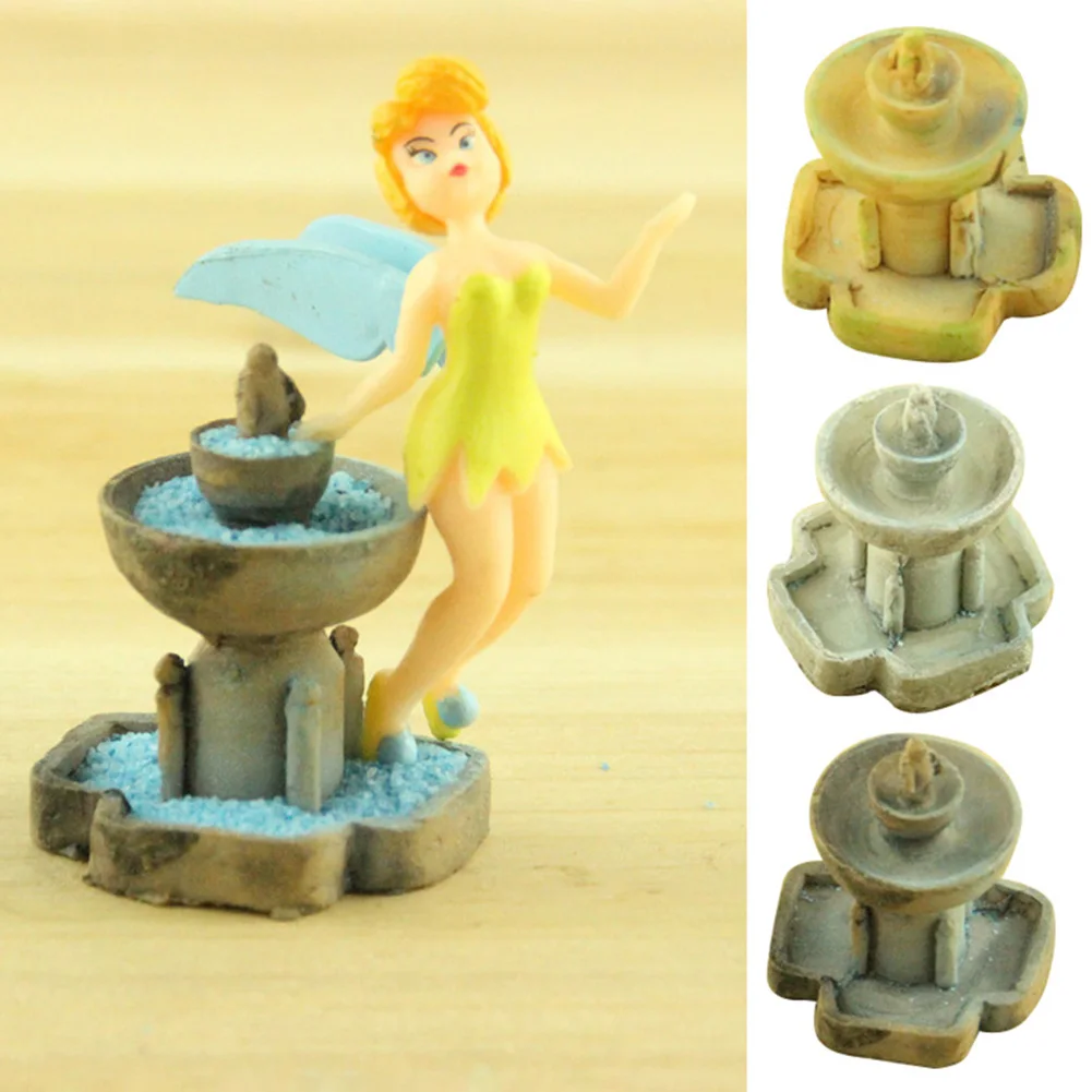 3Pcs/Set Resin Fountain Miniature Bonsai Garden Decor Micro Landscaping Ornament 3Pcs/Set Resin Fountain Miniature Bonsai Garden Decor Micro Landscaping Ornament