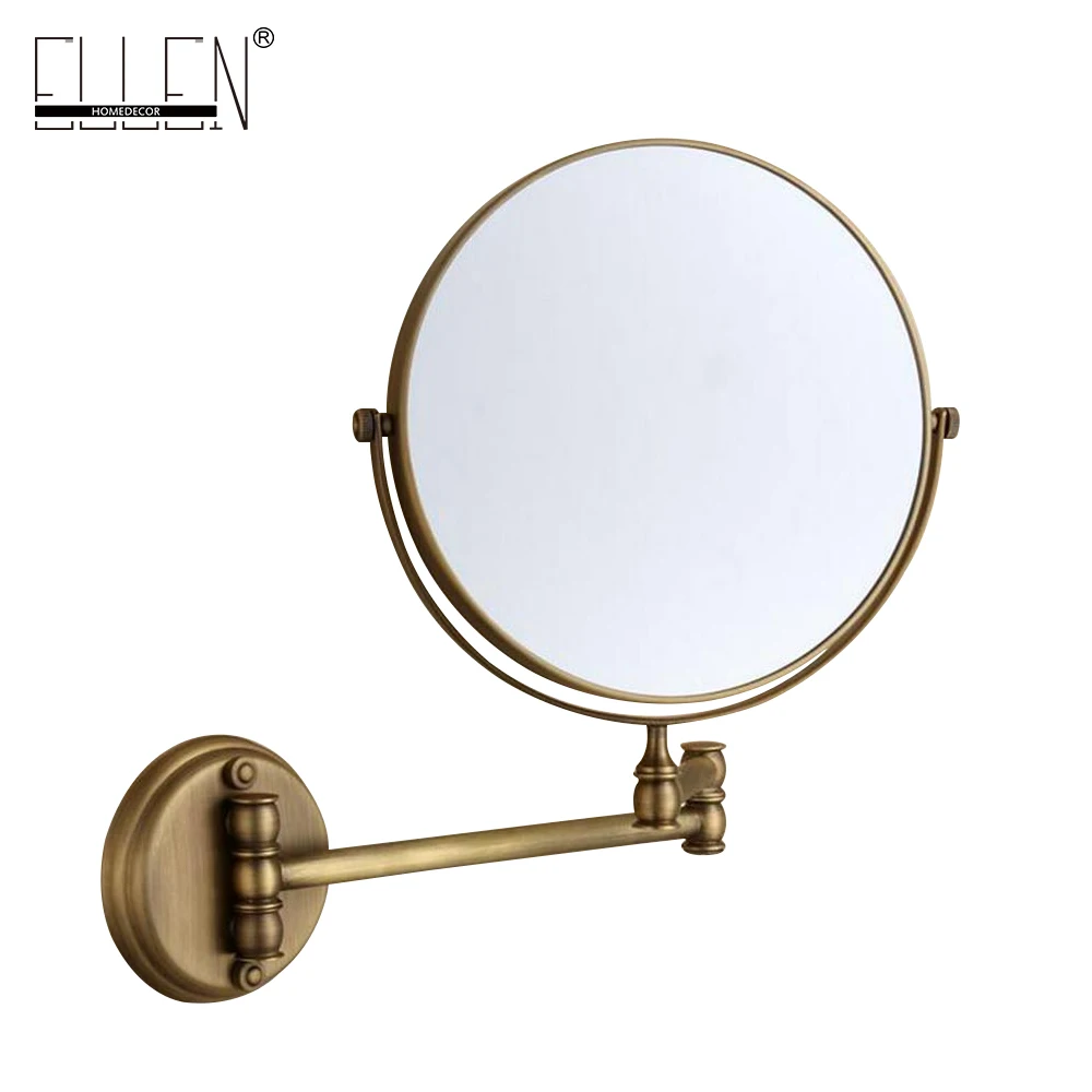 Pаспродажа Аксессуары для ванной комнаты зеркала для ванной комнаты античная бронза настенная Лупа зеркала для ванной комнаты оборудование для ванно...