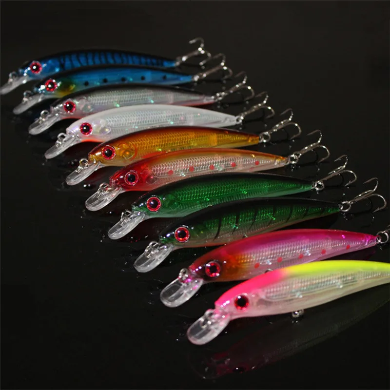 Exclusive Quality Laser Minnow Lure 11cm 13.5g Lifelike Fishing Wobblers Diving Fishing Lures Hard Bait Fishing Accessories (5)